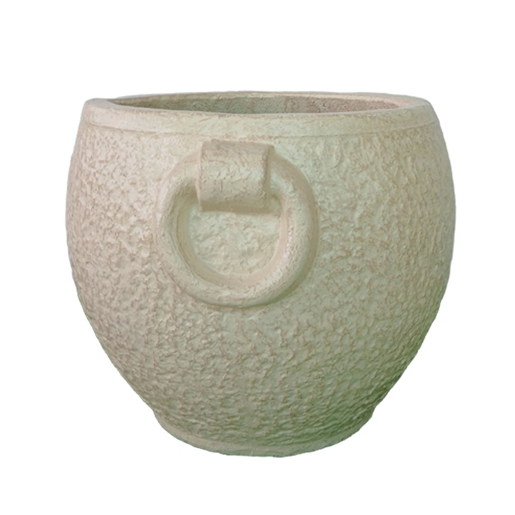 10 ROUND PLANTER WITH HANDLE GRC