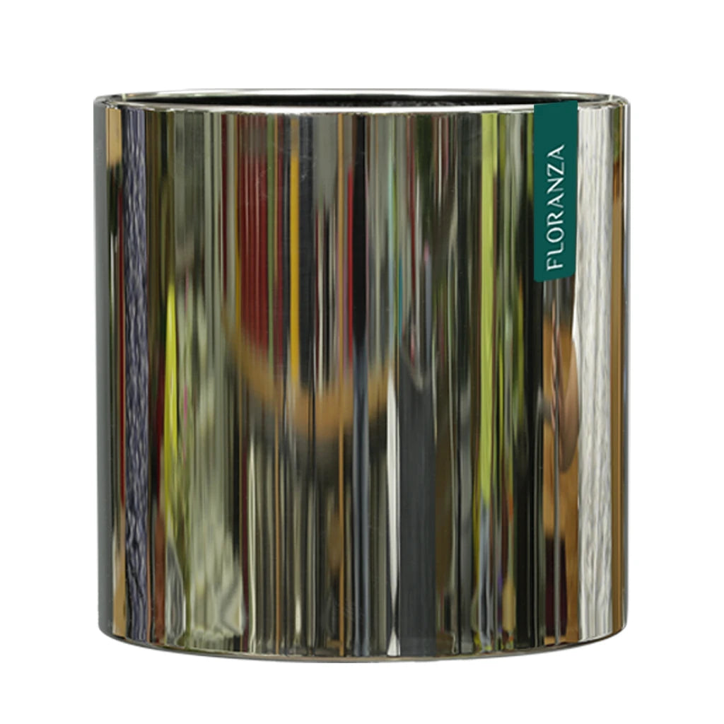 CML ROUND STAINLESS STEEL PLANTER MIRROR FINISH