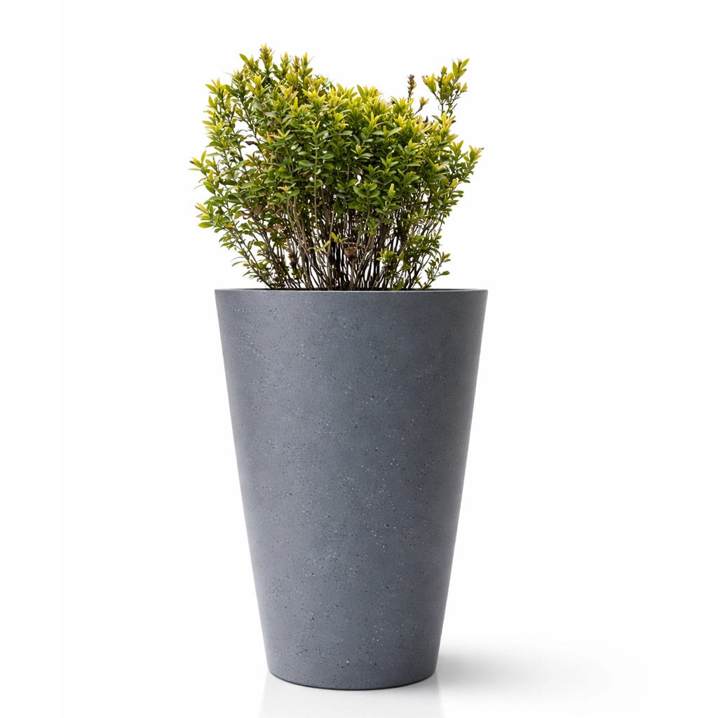 Fiber clay cone planter