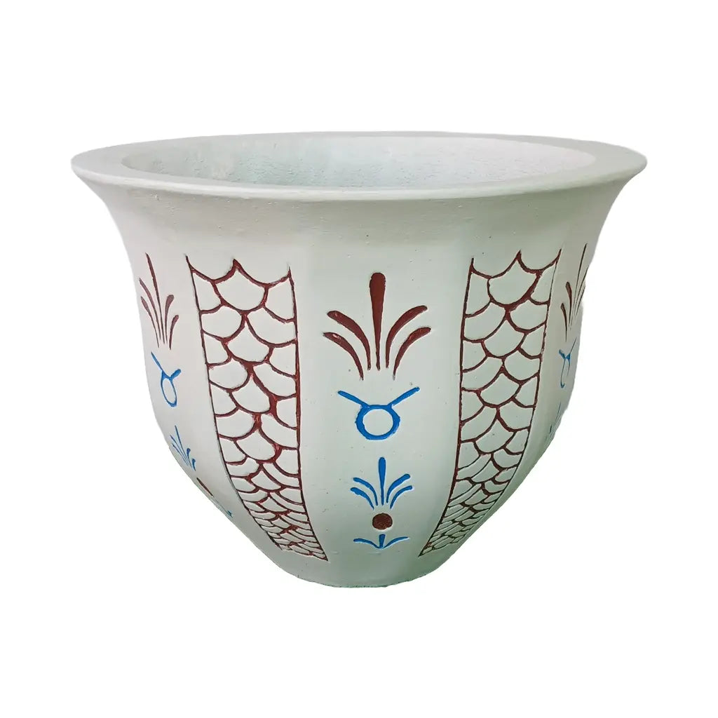 54 WHITE DESIGNED PLANTER GRC QATAR