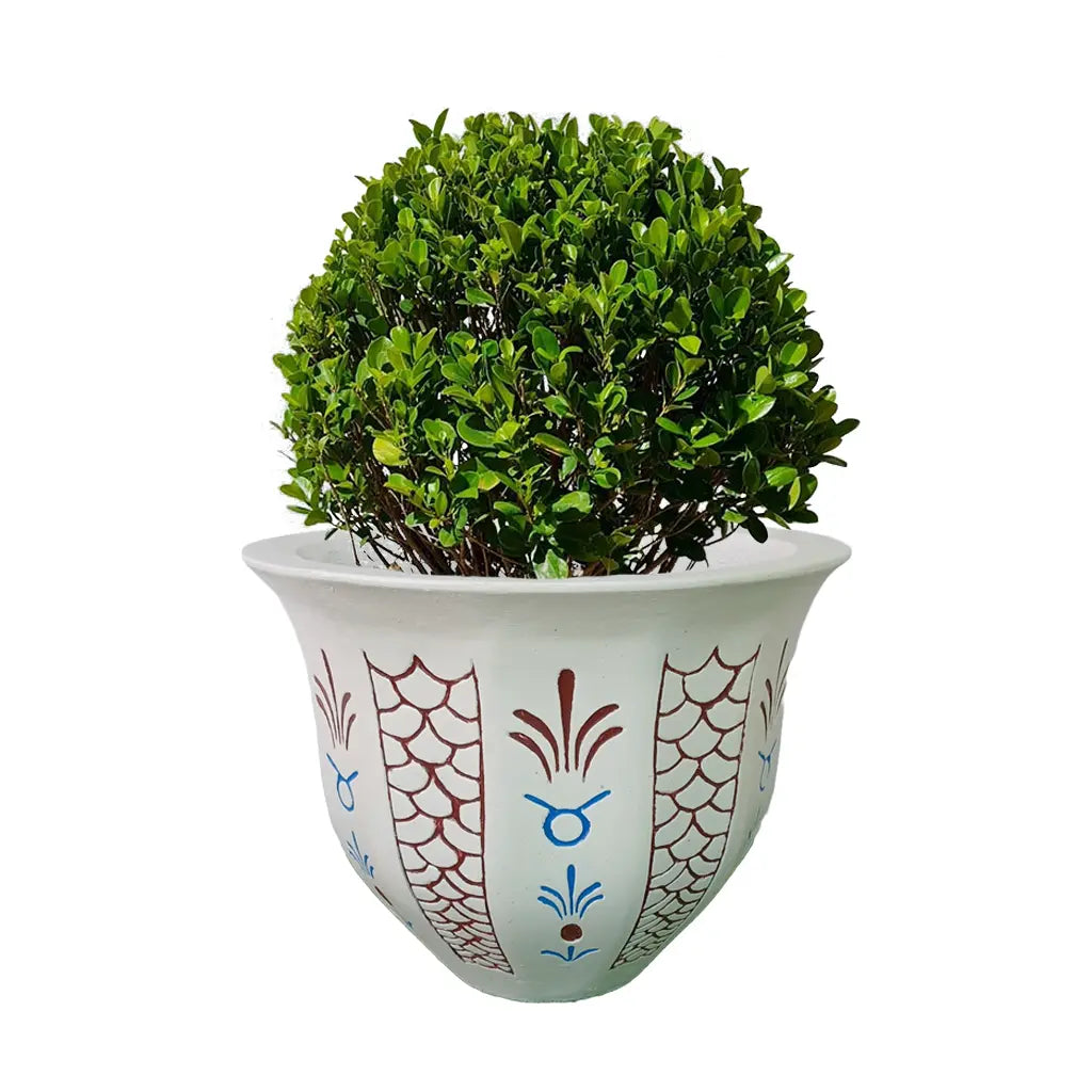 54 WHITE DESIGNED PLANTER GRC QATAR