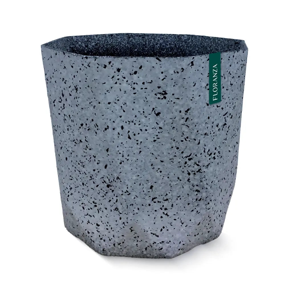 Granular textured indoor plant pot