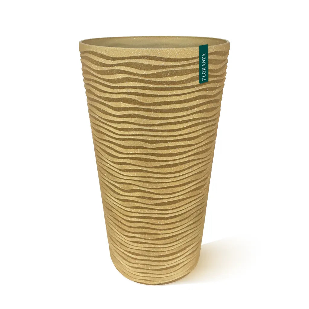 Plastic cylinder planter