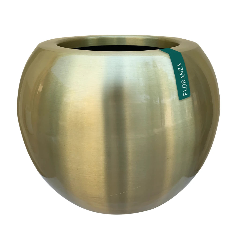 GOVER GOLD BALL SHAPE PLANTER