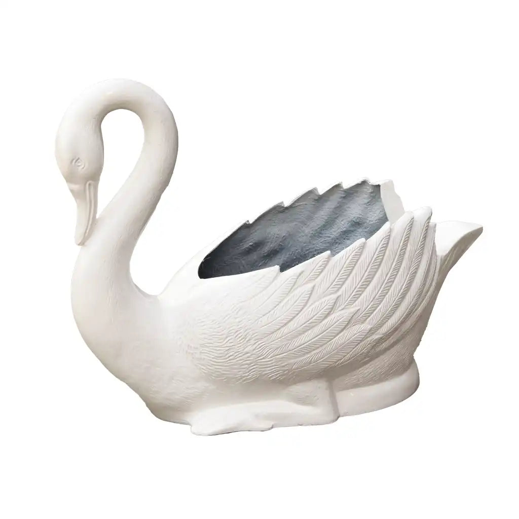 STYLISH SWAN FLOWER POT GRP DECOREX 801/A