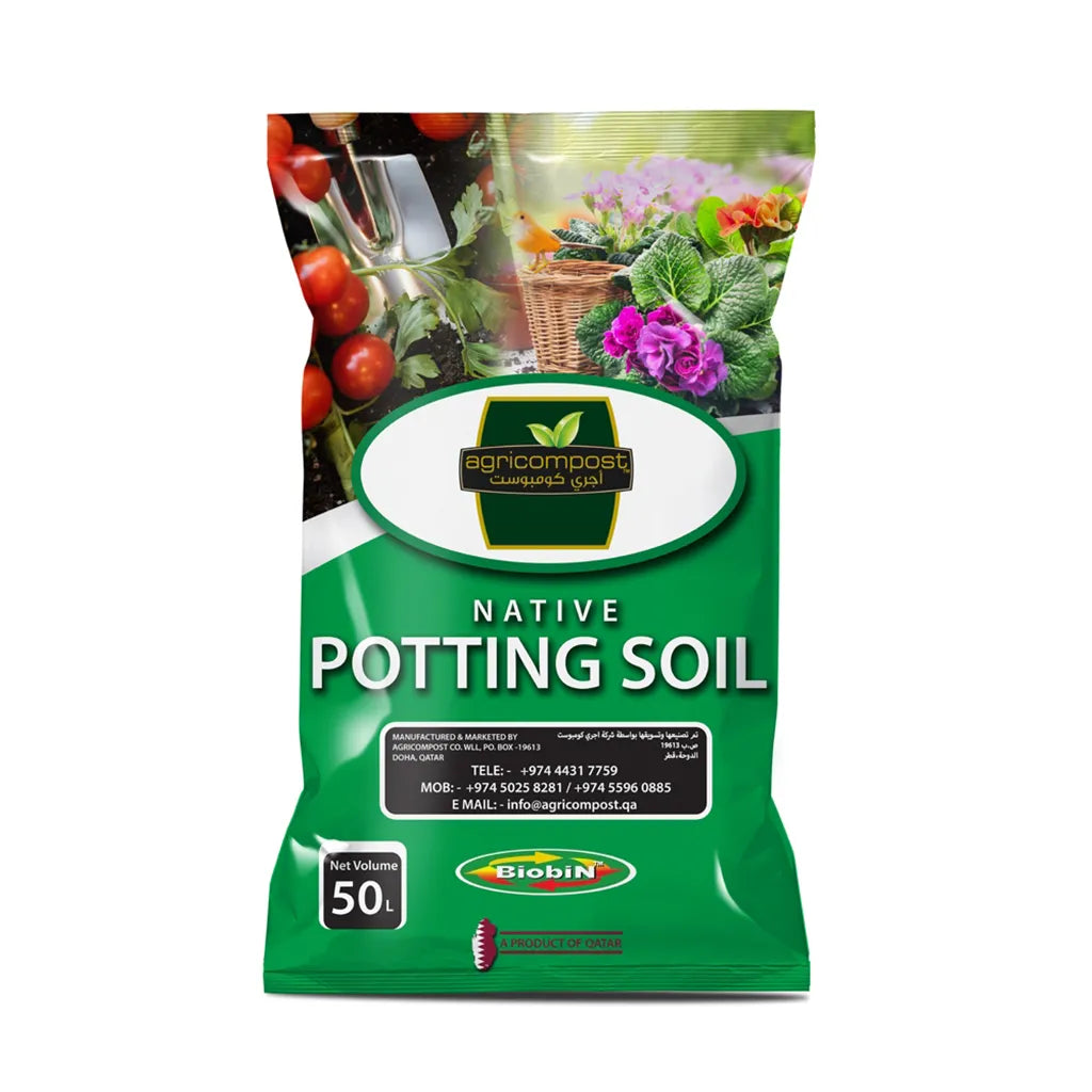 Agri Compost Native Potting Soil  50ltr Qatar