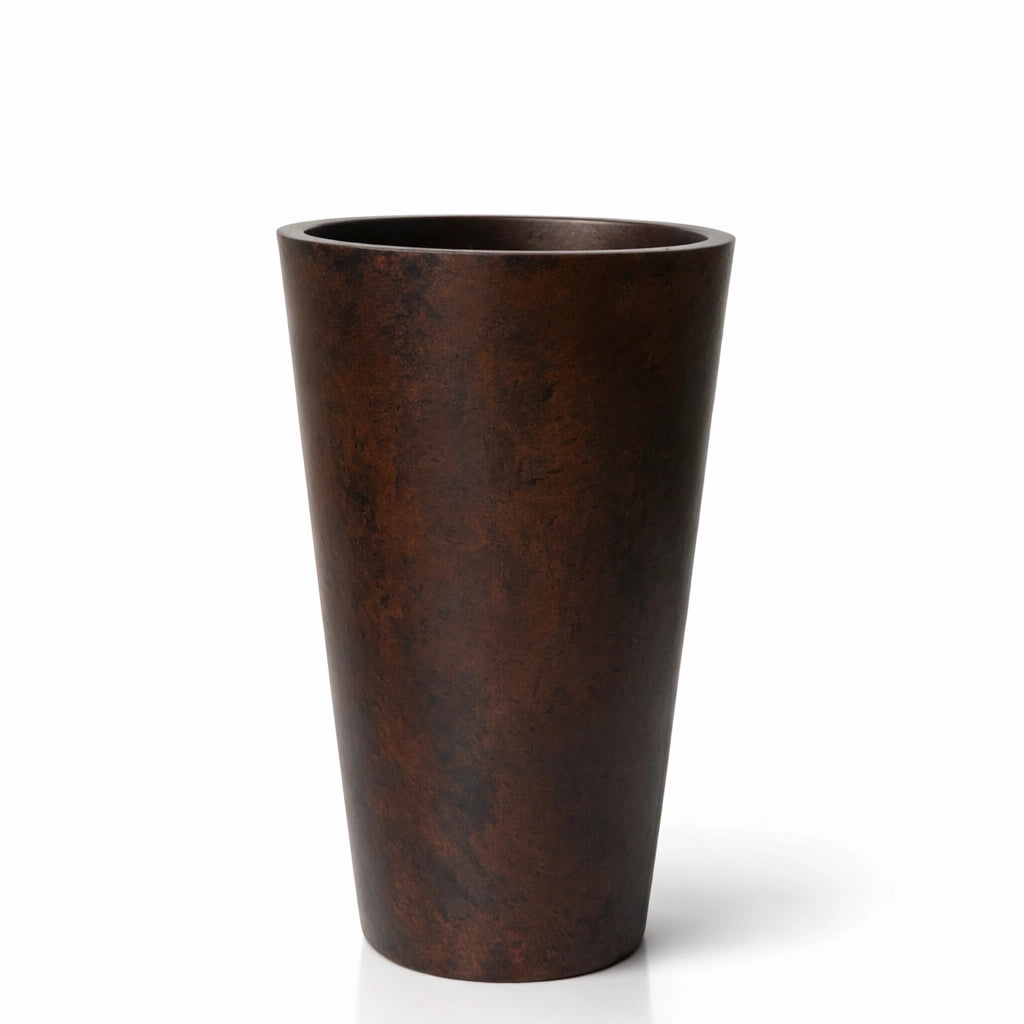 Fiber clay cone planter