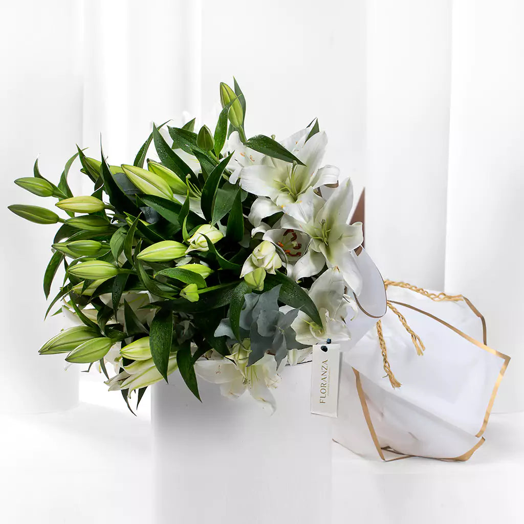 White Lily Bouquet