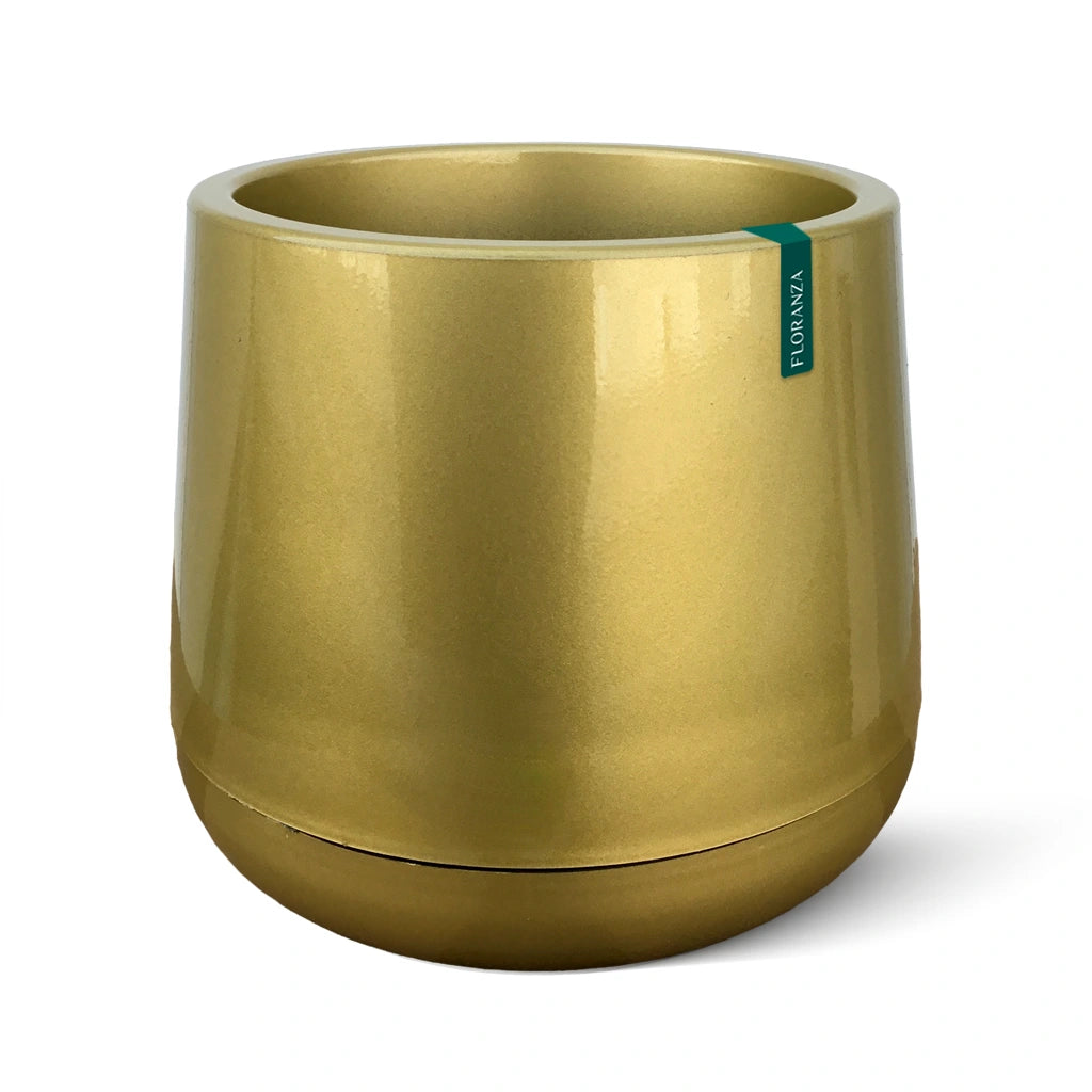 Plastic gold pot